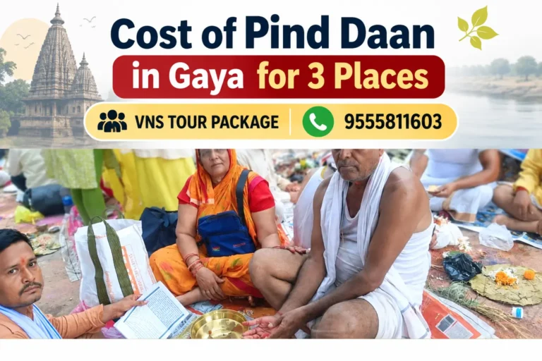COST OF PIND DAAN IN GAYA FOR 3 PLACES